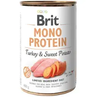 Brit Mono Protein 6 x 400 g - Kalkun med søde kartofler