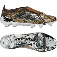 Adidas Predator Elite Fold-over Tongue FG Wales Bonner - Brun/Sølv LIMITED EDITION - Græs (FG), størrelse 44⅔