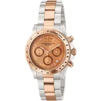Invicta Herreur 6933 Speedway Classic Rosa guldfarvet/Stål Ø40 mm