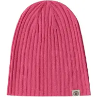 GOBI Cashmere Hue 'Unisex Cashmere Rib Knit Hat' kirsebærsrød