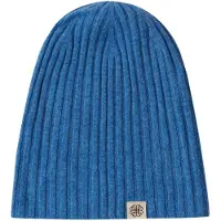 GOBI Cashmere Hue 'Unisex Cashmere Rib Knit Hat' blå