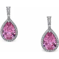 Avant Garde Øreringe 'Lunara' lys pink