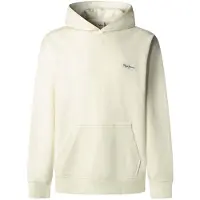 Pepe Jeans Pepe Jeanstil mænd. PM5800155 Sweatshirt Geo Small Logo off-white (L), Hvid, Casual, Bomuld