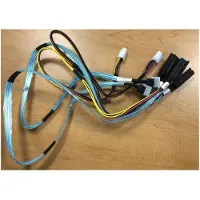 Super Micro Computer B.v. SuperMicro Supermicro 2x Mini-SAS kabel til 4 SAS 2 65 cm CBL-SAST-0675