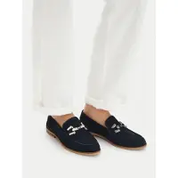 Caprice Slipper, blue, made of Leather with Block heel, Size 39