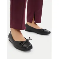 Caprice Ballerina, black, made of Leather, Size 41