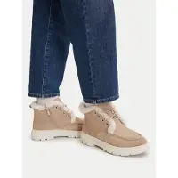 Caprice Bootie, beige, made of Leather and synthetic without heel, Size 36