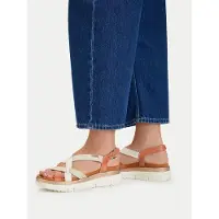 Pikolinos Sandaler 'Palma' chamois / orange / hvid