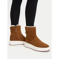 Caprice Bootie, brown, made of Leather without heel, Size 40
