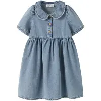 Name It Mini Løs Pasform Denimkjole