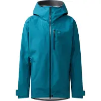 Haglöfs - Skijakker - Alper Proof Jacket M Deep Teal til Unisex - Størrelse XL - Blå