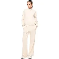EA7 EA7til kvinder. 7W000979_AF12501 Beige modal træningsdragt (S), Casual, Sport, Genanvendt polister