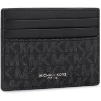 Michael Kors Michael Korstil mænd. 39F9LGYD2B Greyson stor kortholder med logoer, sort (OSFA), Casual, Kanvas