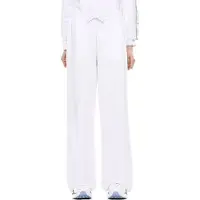 EA7 EA7til kvinder. 7W001155_AF12501 Hvide Ventus Natural bukser (S), Casual, Genanvendt polister