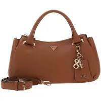 GUESS Skuldertaske 'Sac Bandoulière Anadela 3 Comp Satch Cognac' brun