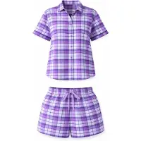 LEAFLETIC Pyjamas lilla-meleret