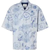 Scotch & Soda Skjorte safir / himmelblå / hvid