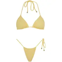 Acuarela Brand Bikini 'Rio Triangle Bikini Set' pastelgul