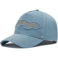 Ed Hardy Hætte blue denim