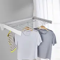 24hShop Udtrækkeligt tørrestativ til vægmontering