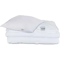 Zen Sleep Dyne og pudesæt - Helårsdyne 150x210 cm + pude 50x60 cm - Fiberdyne - allergivenlig dyne og pude