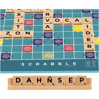 Mattel Scrabble Kerne Træ Brætspil