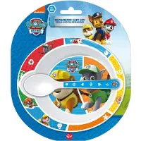 Ryhmä Hau Paw Patrol børneservice - Spisesæt til børn - Skål og ske
