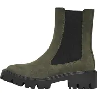 ONLY Chelsea Boots 'ONLBETTY' choko / grøn