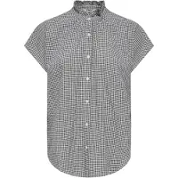 ONLY Bluse 'ONLSitala' sort / sort-meleret / offwhite