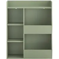 SoBuy Montessori-reol grøn 80x34x104 cm