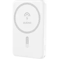 Dudao K14S magnetisk powerbank 20 W 5000 mAh 1x USB-A 1x USB-C – hvid