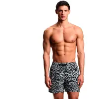 Emporio Armani Emporio Armanitil mænd. EM000583_AF20440 Heldækkende badedragt i navy (L), Badetøj, Polyester, Blå