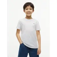 Tommy Hilfiger T-Shirt - Team Tommy - Hvid - - 4 år (104) - T-Shirt