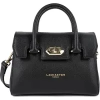 Lancaster Håndtaske 'Lancaster Sac à main A rabat avec fermoir Mini Milano Cosmos Noir' sort