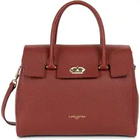 Lancaster Håndtaske 'Lancaster Sac à main A rabat avec fermoir M Milano Cosmos Carmin' rød