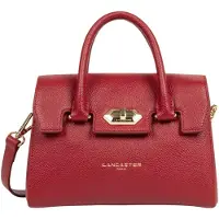 Lancaster Håndtaske 'Lancaster Sac à main A rabat avec fermoir Mini Milano Cosmos 547-79 Rouge' rød