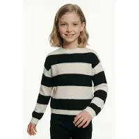 ONLY GIRLS Pullover 'KOGFranca' sort / hvid