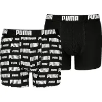 Puma Everyday Logo Boxers Youth (2-pack), Clothing, Black, 16