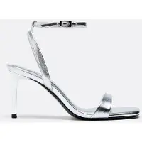 Stradivarius Metalliske Sandaler Med Hæl 1-092 39