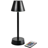 Duni Lampe LED Zelda Ø10.3xH32cm med Fjernbetjening Sort