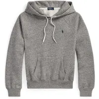Ralph Lauren Polo Ralph Laurentil kvinder. 211971698004 Fleece-sweatshirt Shrunken Fit grå (S), Casual, Bomuld