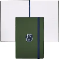 BOSS Grøn A5-notesbog med Double B-monogram