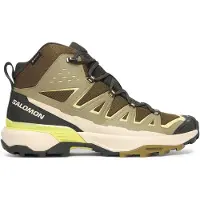 Salomon - Vandresko herre - X Ultra 360 Edge Mid GTX Olvnig/A til Unisex - Størrelse 41 1/3 - Grøn