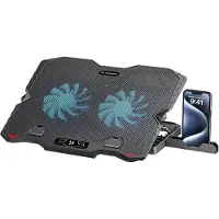 Wozinsky WDCX-015 StormPad RGB Gaming-køleholder til bærbar computer – sort