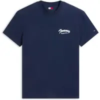 Tommy Hilfiger Bluser & t-shirts mørkeblå / mørkerød / hvid