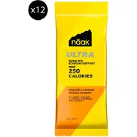 Naak Ultra Energy Drink Mix Energidrik Monodosis æske Ananas Ginseng 72g 12 Enheder