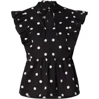 ONLY Bluse 'ONLKai' sort / hvid