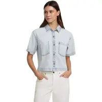 GUESS Jeans W5gh0fd5m83 Boxy Fit Kortærmet Skjorte