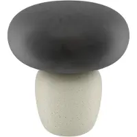 Eglo CAHUAMA bordlampe E27 H300, hvid/sort/grå