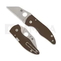 Spyderco MicroJimbo Brown G10 CPM 15V SPRINT foldekniv